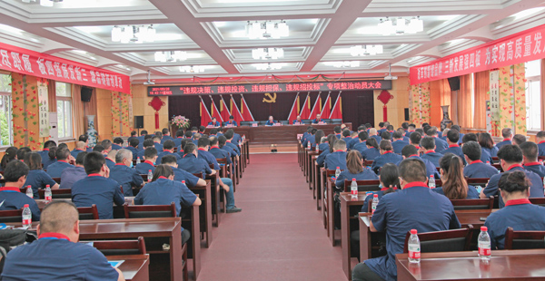 公司召開“違規(guī)決策、違規(guī)投資、違規(guī)擔(dān)保、違規(guī)招投標”專項整治動員大會