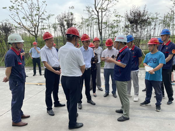 省生態(tài)環(huán)境廳副廳長(zhǎng)到建材公司調(diào)研