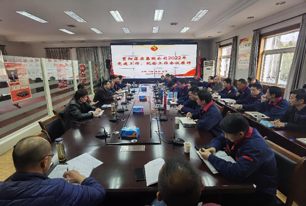 公司召開會議傳達(dá)集團(tuán)公司黨建工作、紀(jì)檢工作會議精神