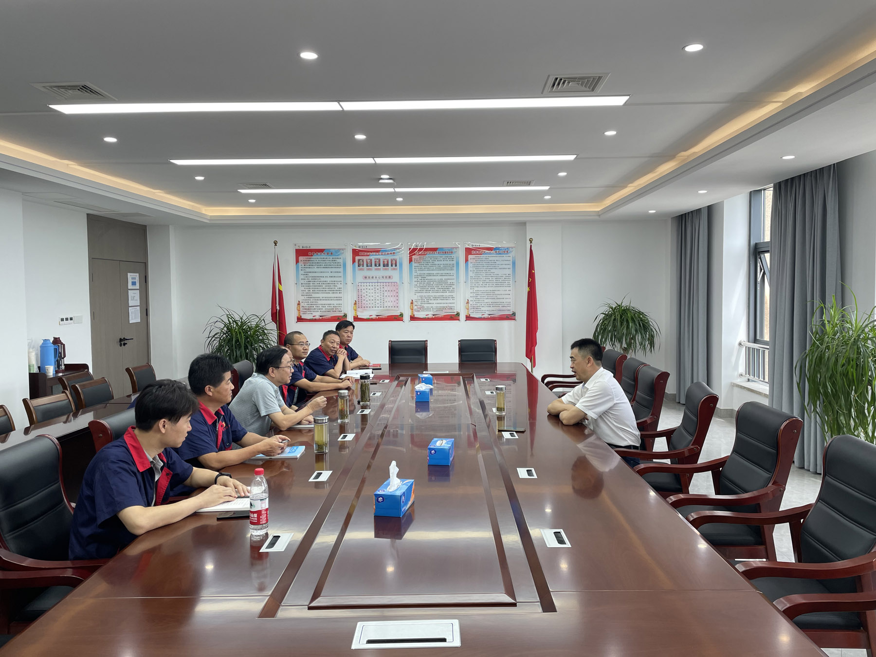 集團(tuán)公司黨委委員、總工程師周俊到公司調(diào)研 