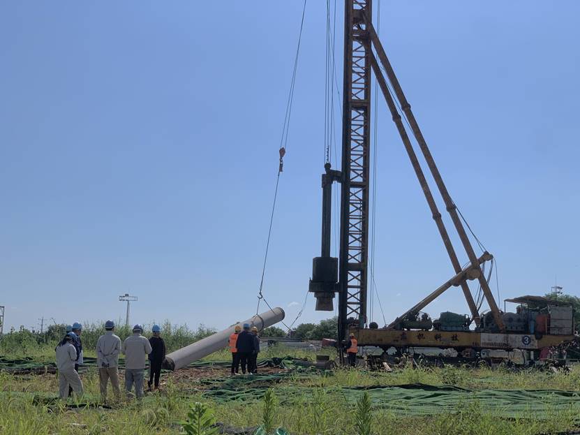 金冠銅業(yè)12萬噸硫酸倉儲項目打下第一根試驗樁 金冠銅業(yè)12萬噸硫酸倉儲項目打下第一根試驗樁